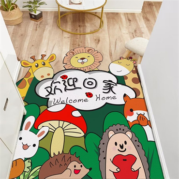 皮革地垫展示